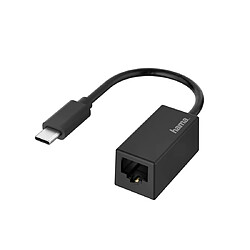 HAMA Adaptateur réseau, fiche USB-C - port LAN/Ethernet, Gigabit Ethernet