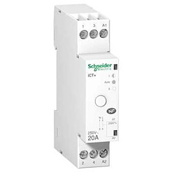 contacteur silencieux à commande manuelle 1p 20a 230vca - schneider electric a9c15031