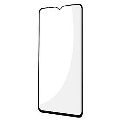 Avizar Verre Trempé pour Nokia C21 Plus dureté 9H Transparent Bord biseauté noir