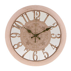 horloge murale 3d rétro vintage en plastique nombre silencieux horloge murale lumière or