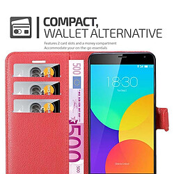 Acheter Cadorabo Coque MEIZU MX4 Etui en Rouge