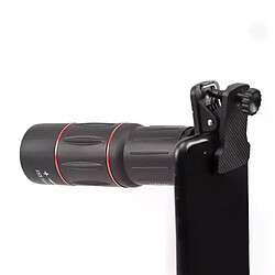 Cfsyls Mini télescope monoculaire pour téléphone portable, lentille de Vision HD 18x