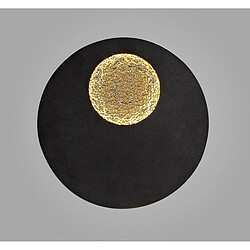 Inspired Plafonnier/Applique murale, LED 18W, 3000K, 590lm, Noir/Or, 3 ans de garantie