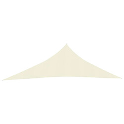 Helloshop26 Voile d'ombrage 160 g/m² 3 x 4 x 5 m crème PEHD 02_0009086