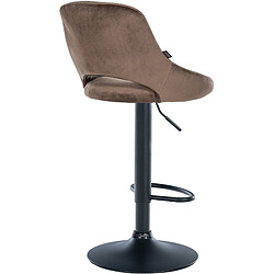 Acheter Non Tabouret de bar Milet velours noir