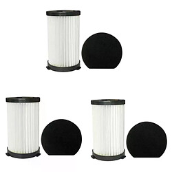 Filtre HEPA de remplacement pour aspirateur MOOSOO D600 / D601 et Iwoly V600 (3 filtres HEPA et 3 éponges)