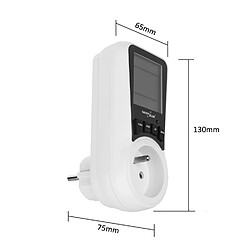 Greenblue Appareil de mesure des coûts énergétiques Appareil de mesure de la consommation électrique Appareil de mesure des coûts énergétiques Compteur électrique Wattmètre pas cher