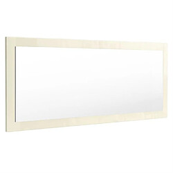 Mpc Miroir Laqué Crème 139 Cm