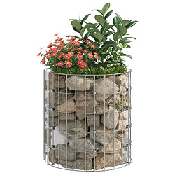 Acheter vidaXL Poteau à gabion circulaire Acier galvanisé Ø50x50 cm