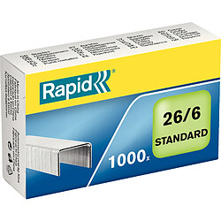 Rapid Agrafes Standard 26/6, galvanisé ()