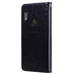 Avis Wewoo Housse Coque Business Style Oil Wax Texture en cuir à rabat horizontal pour Huawei Y6 2019 / Honor 8Aavec support et fentes cartes et portefeuille noir