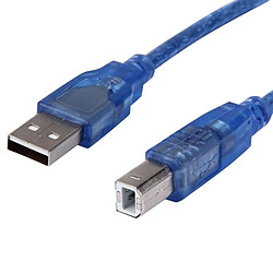 Wewoo Câble bleu Extension d'imprimante USB 2.0 AM vers BM Câble, Longueur: 1.8m