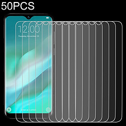 Wewoo Protection 50 PCS pour Film de verre trempé non plein écran Y8 Plus 2.5D