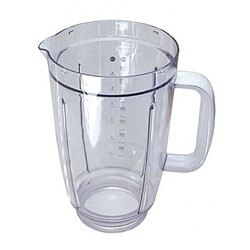 Bol blender acrylic 1,5l poignee blanche pour robot multifonctions kenwood