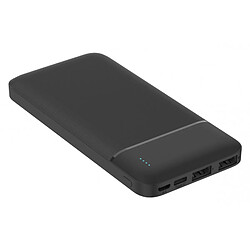 Platinet Batterie de Secours 10000mAh Élégant Lithium-Polymère Noir