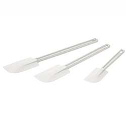 Spatule Maryse Blanche en Caoutchouc L 25,5 à 41 cm - Pujadas