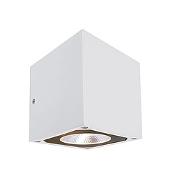 Applique Cube LED 15W Applique IP54 double faisceau éclairage extérieur entrée façades balcon jardin 230V BLANC