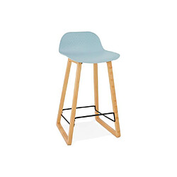 Kokoon Design Tabouret de bar design ASTORIA BLUE 47x46x86,5 cm