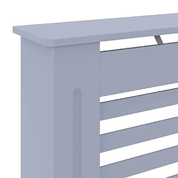 Acheter vidaXL Cache-radiateur MDF Gris 78 cm