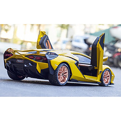 Acheter Universal 1: 18 Lamborghini modèle modèle alliage moulé garçon jouet voiture moulée sous pression jouet Sian FKP37 super fourchette collection enfant | Voiture jouet moulée sous pression (jaune)