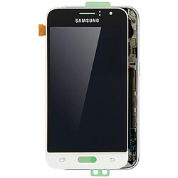 Ecran LCD + Vitre Tactile Original Samsung Galaxy J1 2016 - Blanc