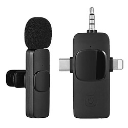 Yonis Microphone Sans Fil 2 En 1 Pour Smartphone