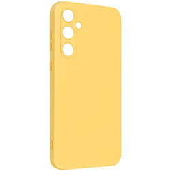 Avizar Coque pour Samsung Galaxy S24 Semi-rigide Mat Anti-traces Dragonne Jaune