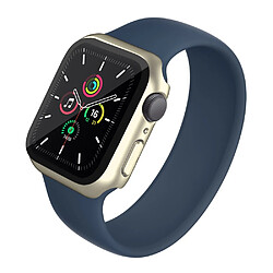 Coque en TPU électroplaqué, mat, argent pour votre Apple Watch Series 7 41mm