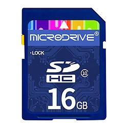 Wewoo Carte SD mémoire SD Microdrive 16 Go haute vitesse classe 10 pour tous les appareils numériques avec fente SD