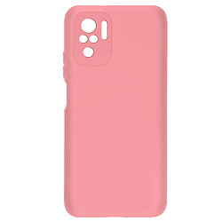 Avizar Coque Xiaomi Redmi Note 10 et Redmi Note 10s Semi-rigide Soft Touch Fine Rose