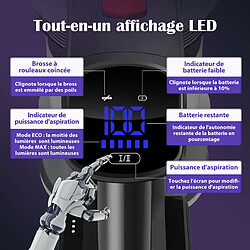 Lexzurn Aspirateur Balai Sans Fil 27,000Pa / 230AW, 50min d'Autonomie avec Écran Tactile LED pas cher