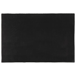 vidaXL Tapis de porte noir 60x90 cm fibre de coco touffeté