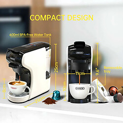 Avis Machine à café expresso HiBREW H1A 4 EN 1 compatible avec le café moulu Dolce Gusto