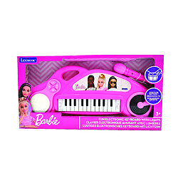 Lexibook Piano électronique pour enfants Barbie avec effets lumineux et microphone - 24 touches