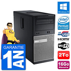 PC Dell 3010 MT G2020 RAM 16Go Disque Dur 2To HDMI Windows 10 Wifi - Occasion