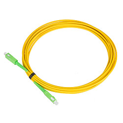 Acheter Maclean MCTV-437Cavo in fibra ottica da SC/APC a SC/APC cavo patch simplex singlemode cavo patch in fibra ottica giallo/verde (15)