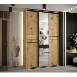 Abiks Meble Armoire Davos 11 À Portes Coulissantes 235,2/150/45 3 Portes