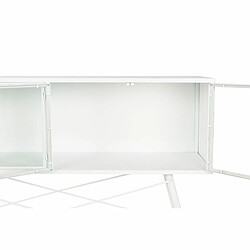 Acheter Meuble d'Appoint DKD Home Decor Blanc Métal Verre 120 x 35 x 80 cm