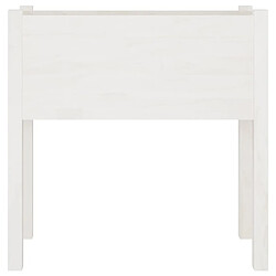 Avis Maison Chic Jardinière,Bac à fleurs - pot de fleur Blanc 70x31x70 cm Bois de pin massif -GKD28698