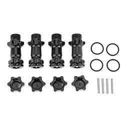 17mm Hex Hub 30mm Extension Adapter Combiner Pour HSP 94087 1/8 RC Car Noir