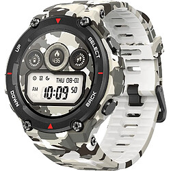 Chrono Montre connectée T-Rex 1,3" Montre Intelligente Montre numérique de Plein Montre de Sport avec Norme de qualité Militaire, GPS, 16 Modes Sportifs, Vert camo