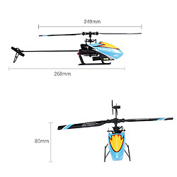 Universal C129 RC Helicopter 4CH Mini Aileronless Helicopter(Blue)