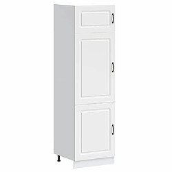 vidaXL Armoire de cuisine Kalmar blanc bois d'ingénierie