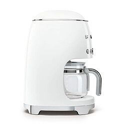 Cafetière filtre programmable 10 tasses 1050w blanc - dcf02wheu - SMEG pas cher