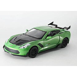 Universal Die Casting 1: 32 Corvette Supercar Modèle Voiture Alliage Voiture Simulation Retirer le véhicule Jouet de voiture pour cadeaux pour enfants | Die Casting Toy Car(Vert) pas cher