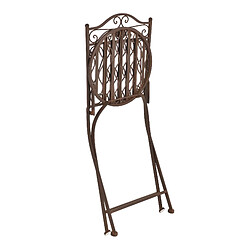 Acheter Set de Bistrot Biella pour Jardin Métal Bronze [en.casa]