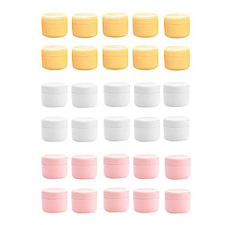 30pcs 50g Pots Vide Voyage Contenants Cosmétiques avec Couvercle