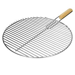 Ecd Germany Grille barbeque en acier inoxydable BBQ grillage foyer cuisson ronde 44,5 cm