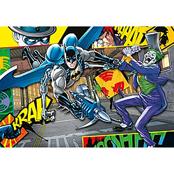 Clementoni- Batman Supercolor Glowing Lights-Batman-104 Pièces, Enfants 6 Ans, Puzzle Dessin Animé-Fabriqué en Italie, 27175