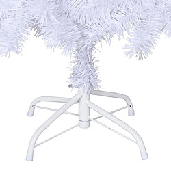 Acheter vidaXL Arbre de Noël artificiel avec branches épaisses blanc 150cm PVC